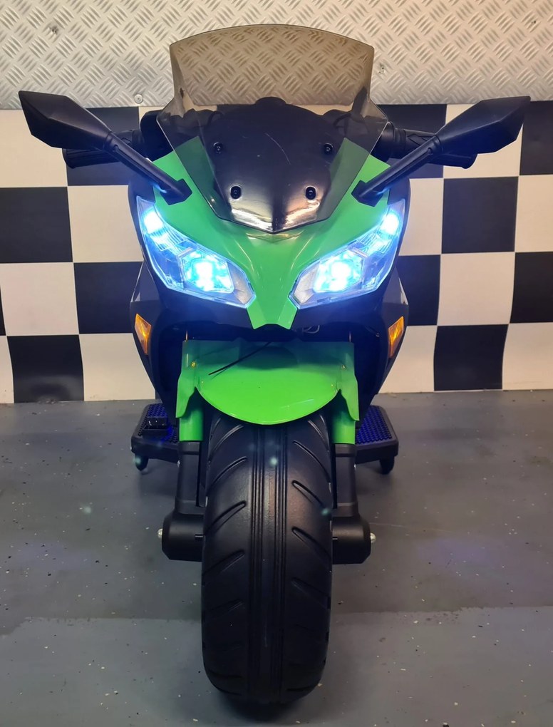 MOTO INFANTIL ELÉTRICA NINJA 12V VERDE