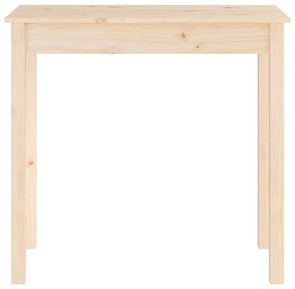 Mesa consola 80x40x75 cm madeira de pinho maciça