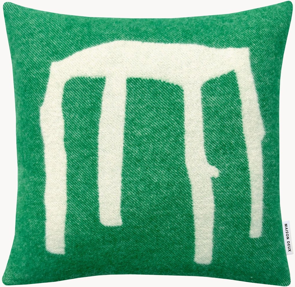 Almofada em lã jacquard Teun Zwets