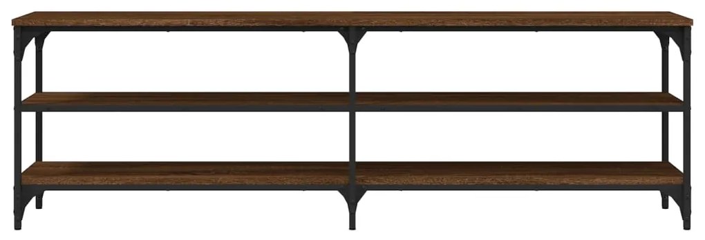 Móvel p/ TV 160x30x50 cm derivados de madeira carvalho castanho