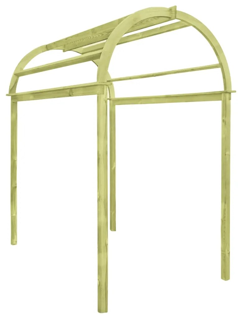 49030 vidaXL Arco em treliça 125x150x235 cm pinho impregnado