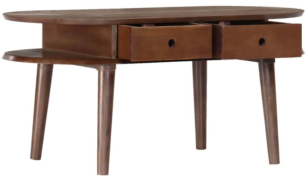 Mesa de centro 100x50x46 cm madeira de acácia maciça