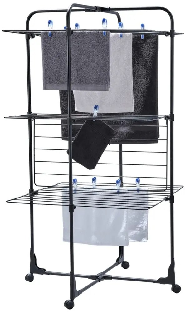 Estendal para a roupa em torre Classic Tower 270 preto