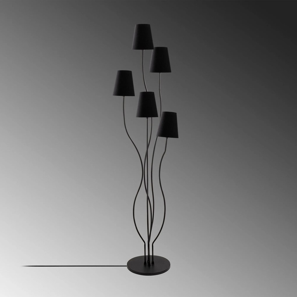 Candeeiro de Pé Bonibon – Preto – 44 x 44 x 160 cm