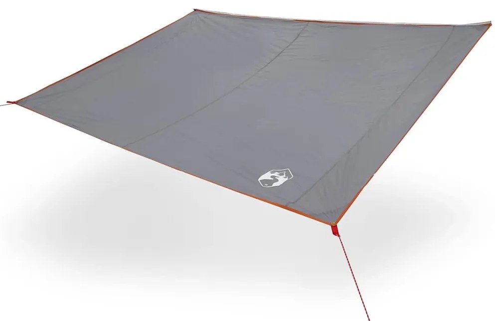 Lona Resistente à Água Cinza e Laranja 350 x 240 cm