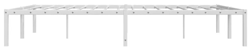 Estrutura de cama 160x200 cm metal branco