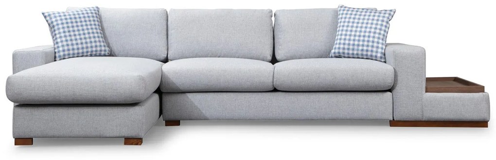 Sofá de Canto Loop – Cinza Claro – 332 cm x 194 cm