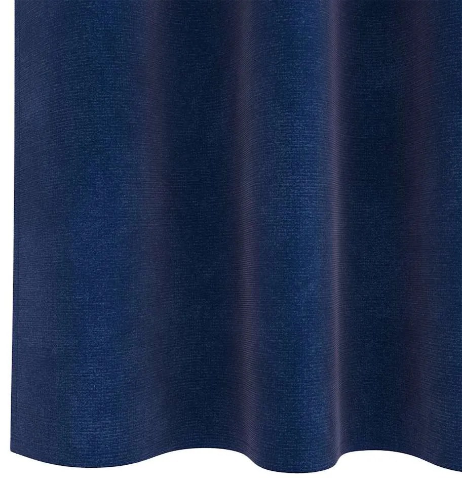 Cortinas Blackout vidaXL com fita superior 2 pcs Veludo Azul Escuro