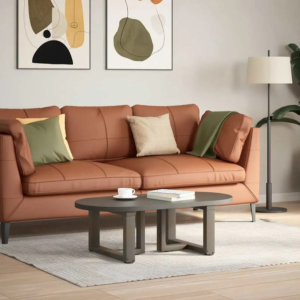 Pés para mesa de centro em forma de T, 2 peças, preto, 50x25x(30-31) c