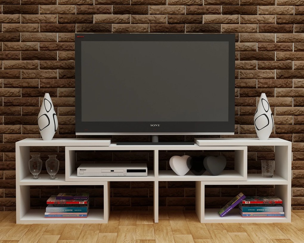 Móvel TV Care – Branco – 136,8 cm x 40 cm x 29,5 cm