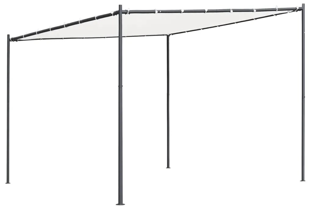 vidaXL Gazebo com telhado 3x3 m 180 g/m² branco
