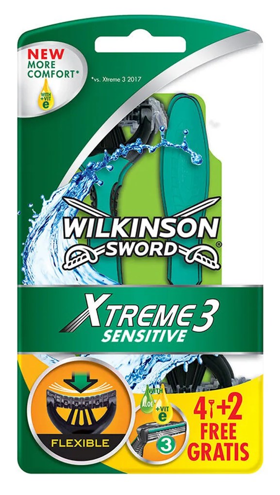 Lâmina Descartável Wilkinson Xtreme 3 Sensitive 4+4
