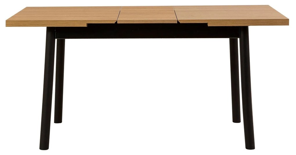 Conjunto de Mesa de Jantar Extensível e Cadeiras Oliver – Preto – Mesa