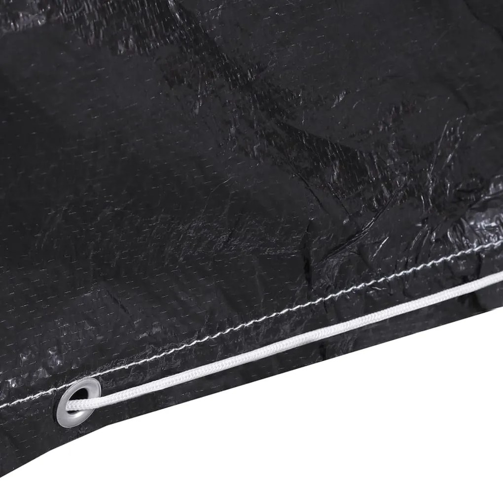 Capas para mobiliário de jardim 2 pcs com 10 ilhós 205x90 cm