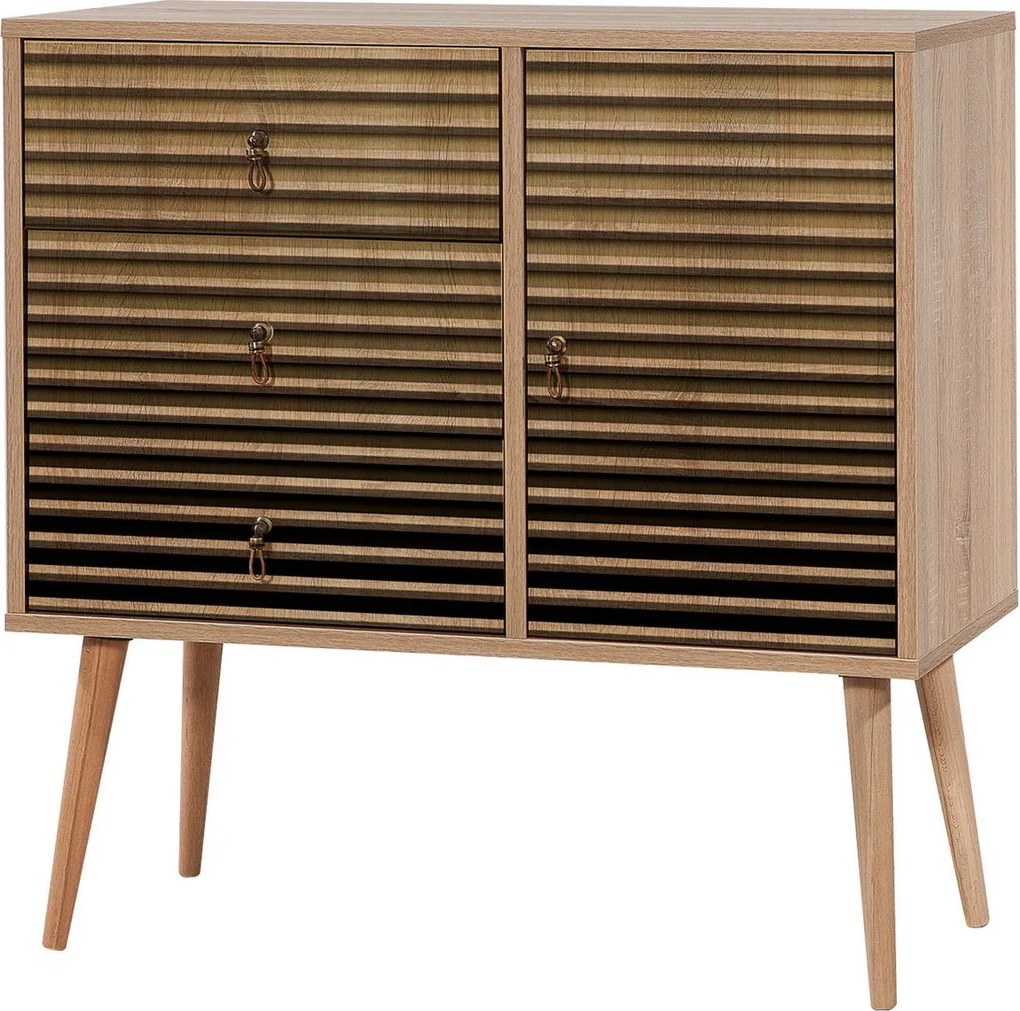 Cômoda Verybox – Carvalho Sonoma – 90x90x40 cm