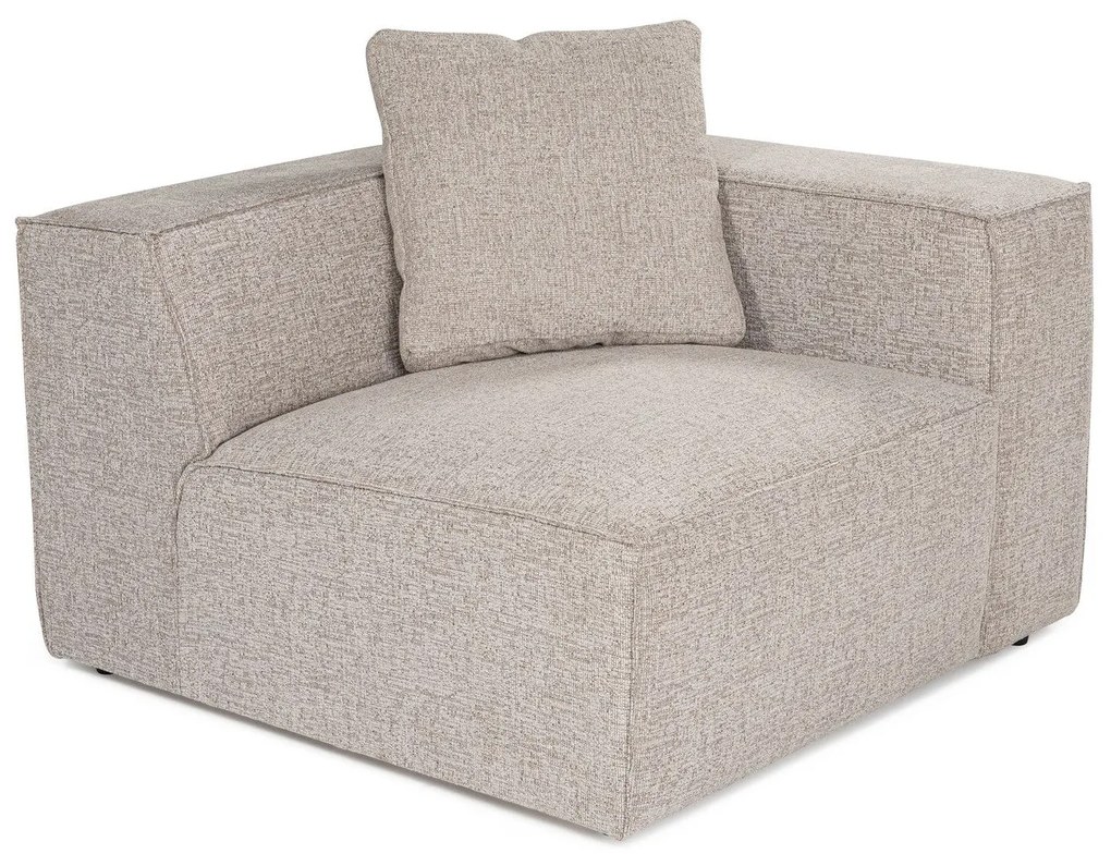 Sofá de 1 Lugar Lora – Mocha – 110x108x65 cm