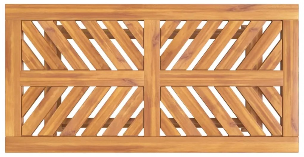 Conjunto lounge de jardim 2 pcs madeira de acácia maciça