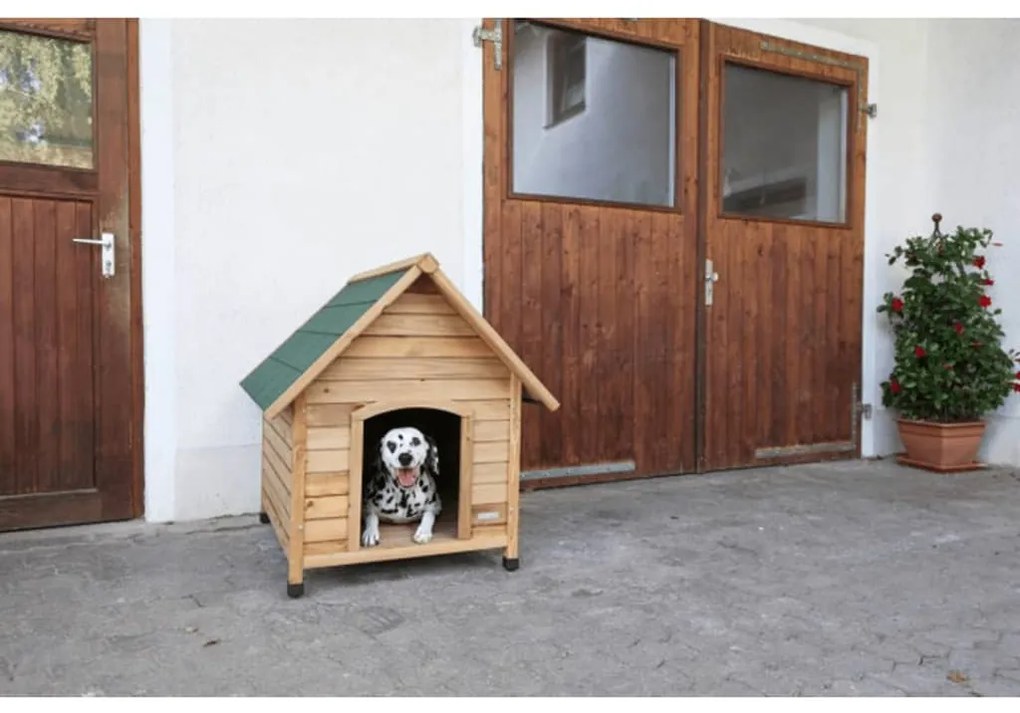415577 Kerbl Casota para cães 100x88x99 cm castanho e verde 82395
