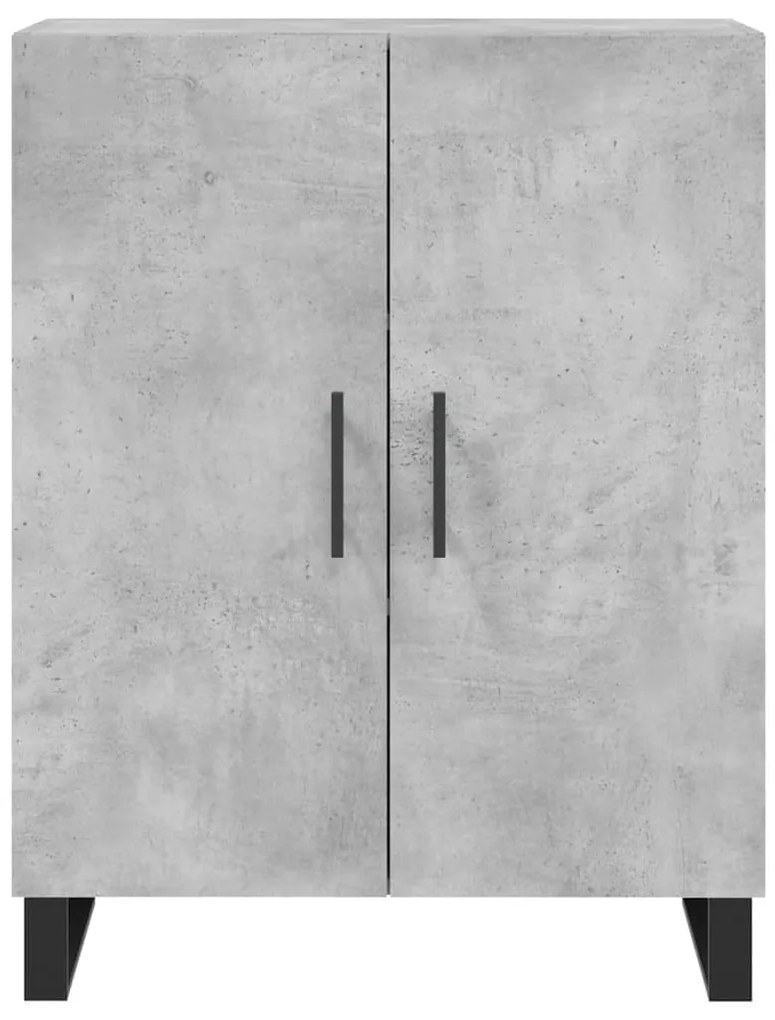 Armário alto 69,5x34x180 cm derivados de madeira cinza cimento