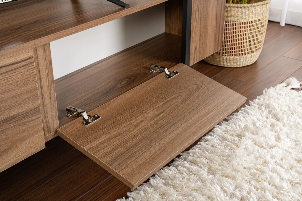 Móvel TV Serenity – Walnut Black – 180x50x29,5 cm