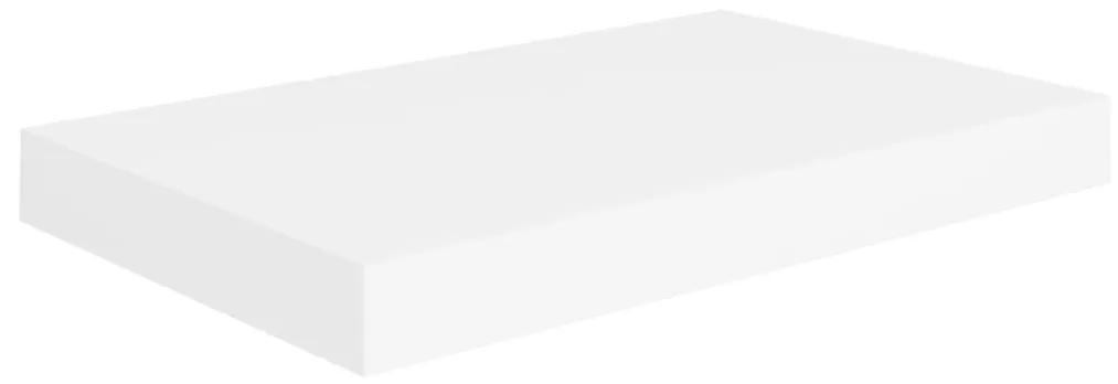 Prateleira de parede suspensa 40x23x3,8 cm MDF branco