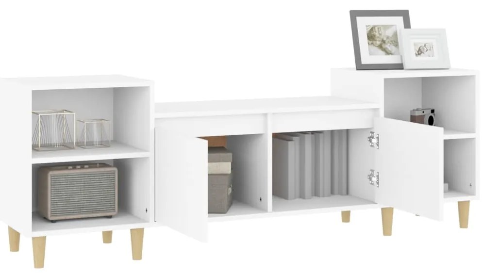 Móvel p/ TV 160x35x55 cm derivados de madeira branco