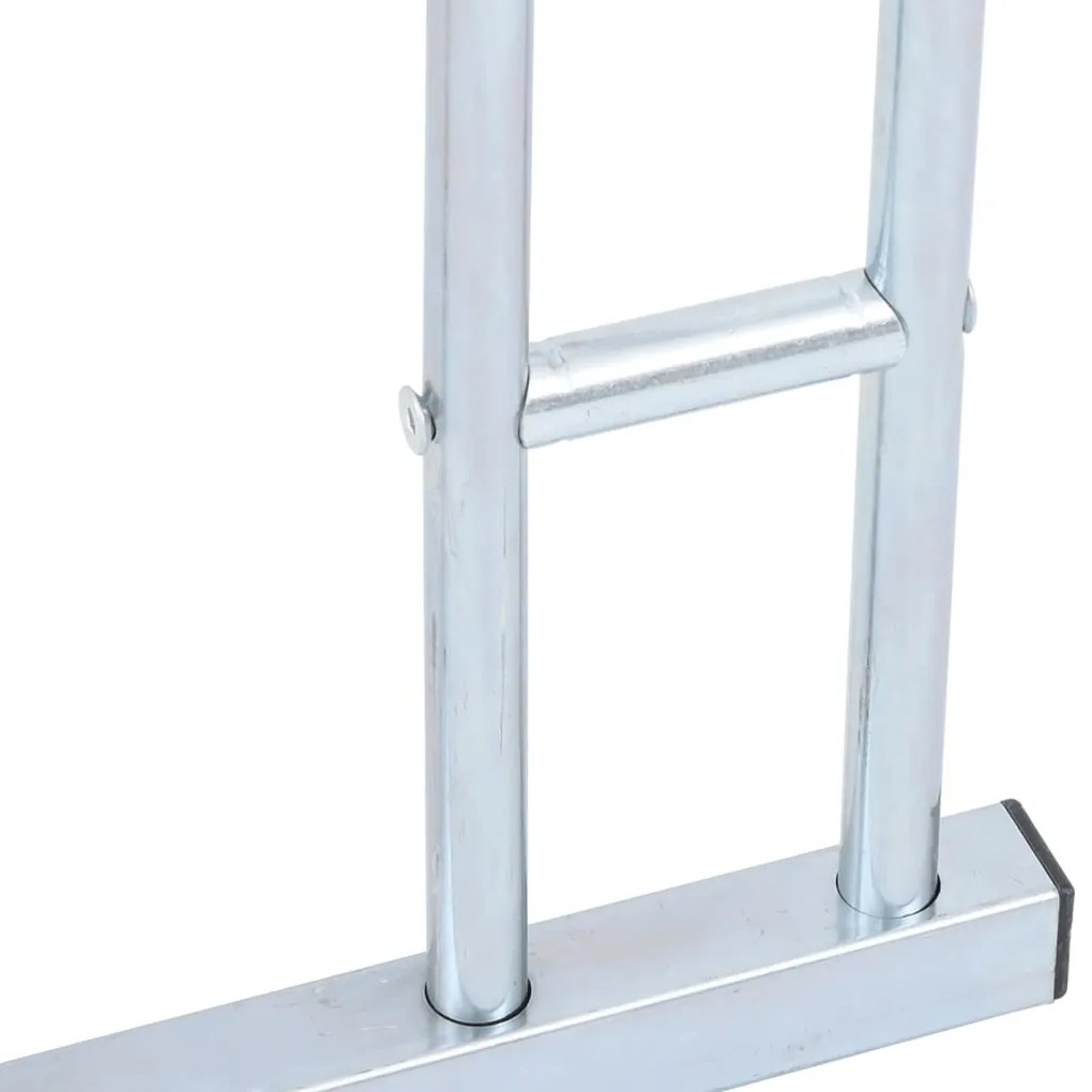 Suporte independente para 2 bicicletas aço galvanizado