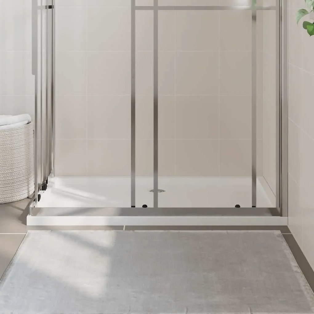 Base de chuveiro retangular 70x120 cm ABS branco