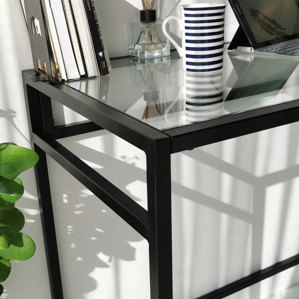 Secretária Network – Preto – 100 cm x 75 cm x 45 cm