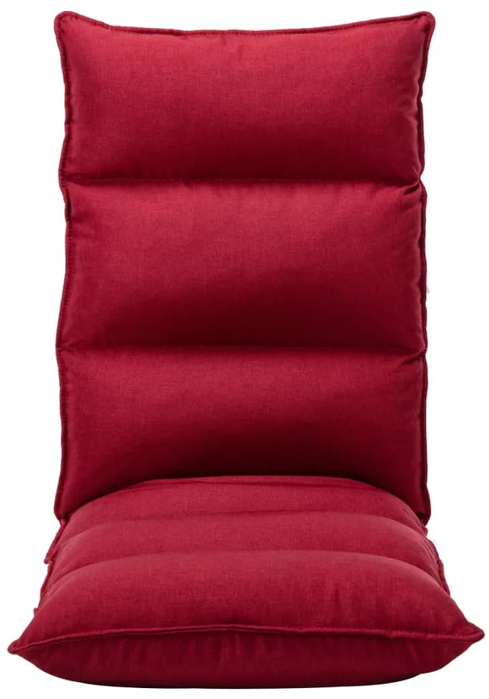 Colchão dobrável tecido vermelho tinto