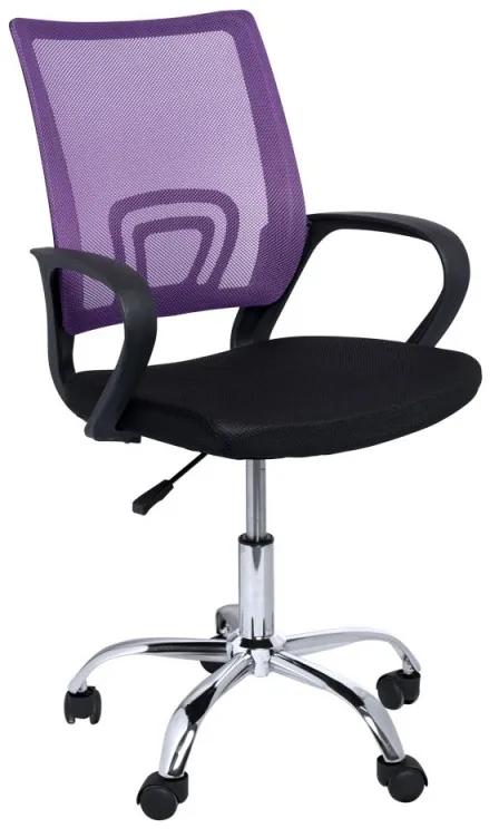 Conjunto Secretária Dek e Cadeira Midi Pro - Violeta