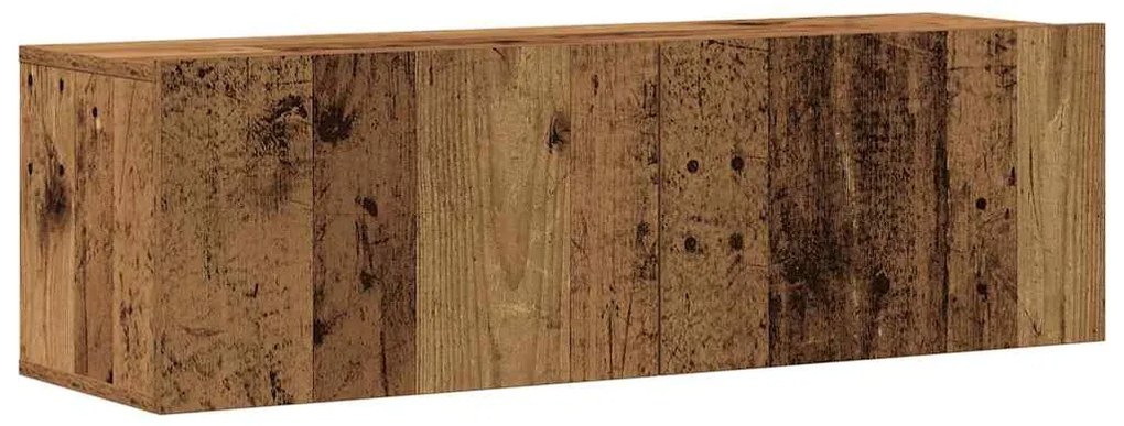 Conjunto de armário TV parede 8 pcs madeira carvalho artisiano