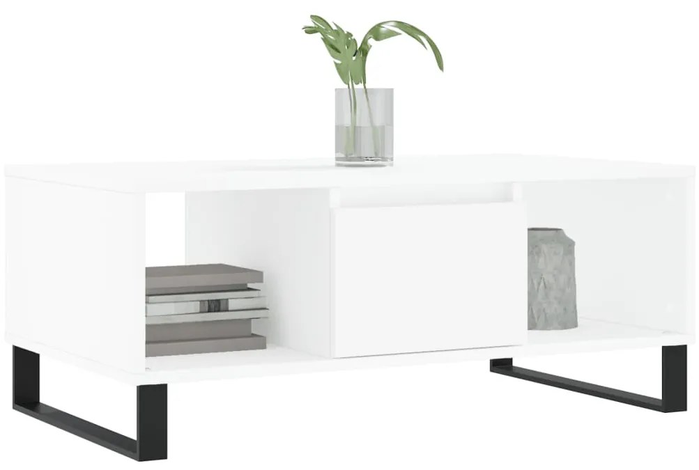 Mesa de centro 90x50x36,5 cm derivados de madeira branco