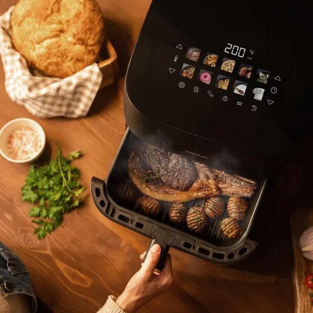 Fritadeira Airfryer com grelhador duplo Cecofry&amp;Grill Smokin' 6500