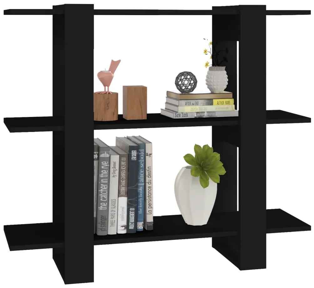 Estante/divisória 100x30x87 cm preto