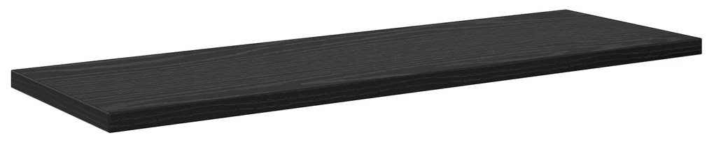 Conjunto de 4 Prateleiras de Carvalho Preto - 60x20x1,5 cm, Feitas com
