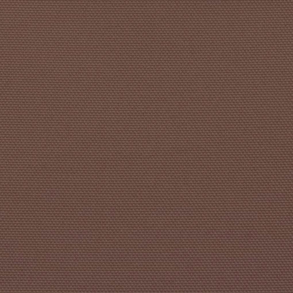 Tela de varanda 75x1000 cm 100% poliéster oxford castanho