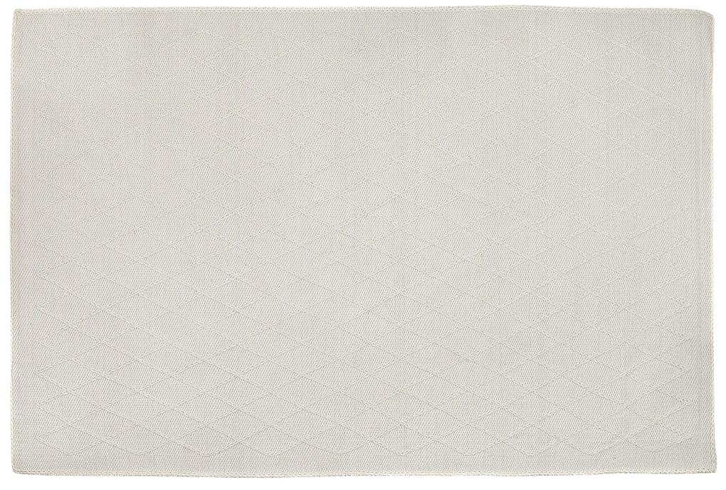 Tapete branco 140 x 200 cm ERZIN Beliani