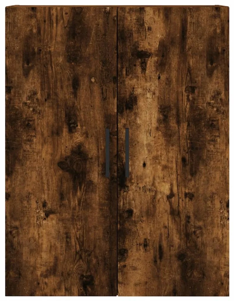 Armário de parede 69,5x34x90 cm carvalho fumado