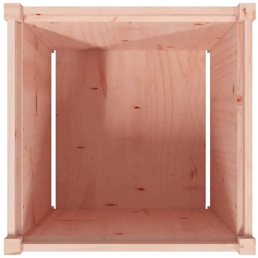 Vaso/floreira de jardim 60x60x60 cm madeira de douglas maciça