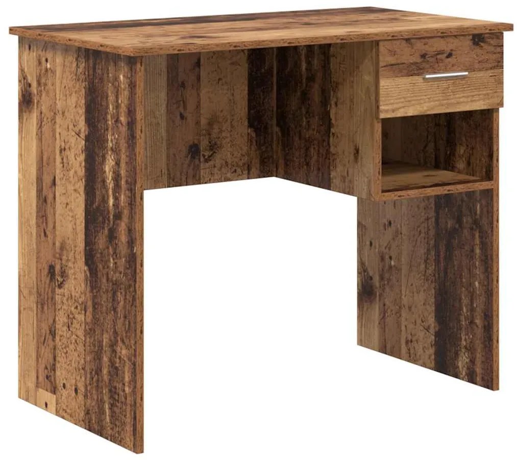 Secretária com Armazenamento Madeira Velha 90x49.5x75 cm Madeira de En