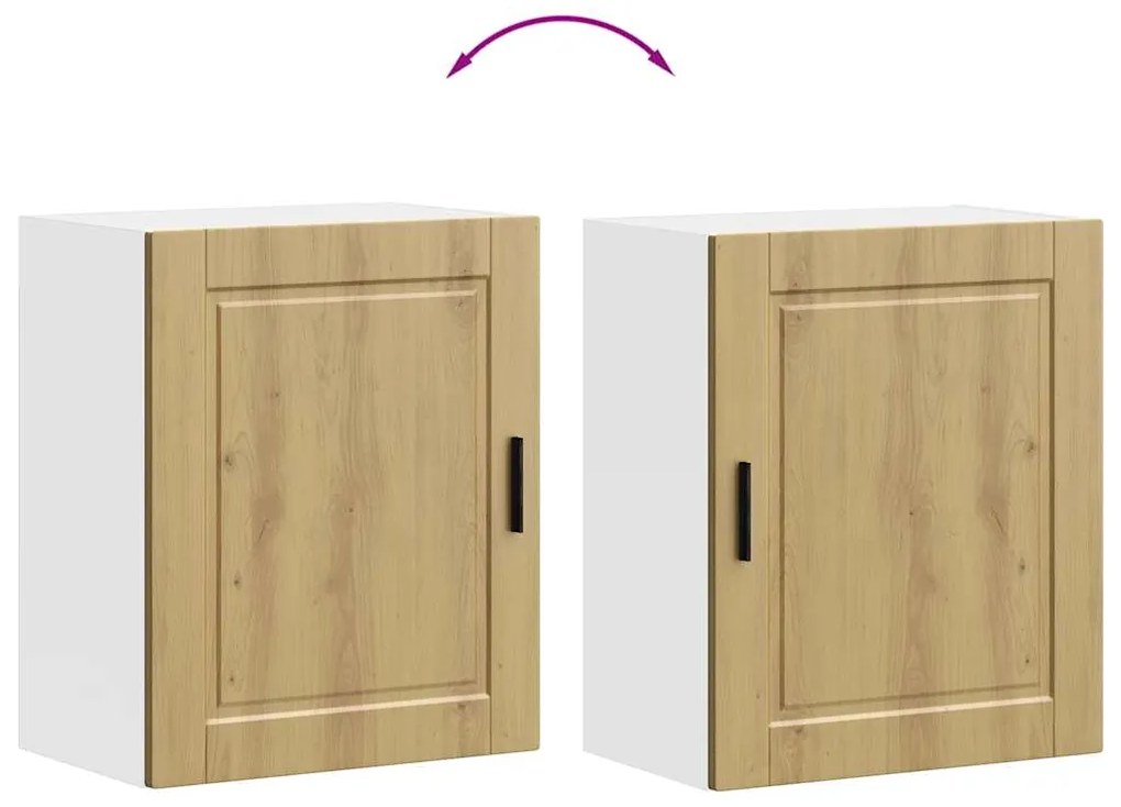 Armários parede cozinha 2 pcs Porto carvalho artesanal
