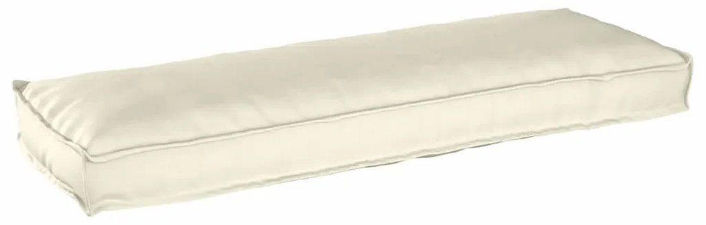 Almofada de Palete para Banco Creme 120 x 40 x 8 cm - Tecido Oxford