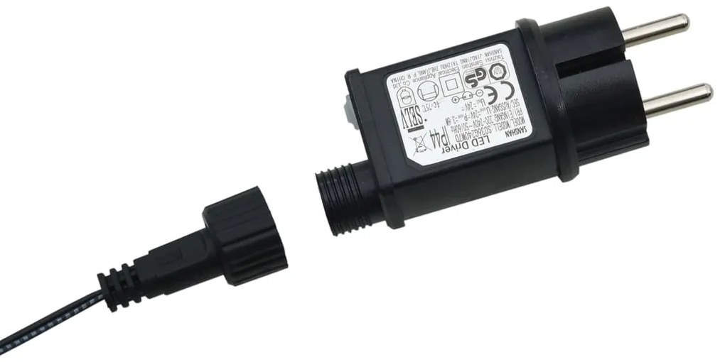 Árvore de Natal 128 LED flor cerejeira luz branco quente 120 cm