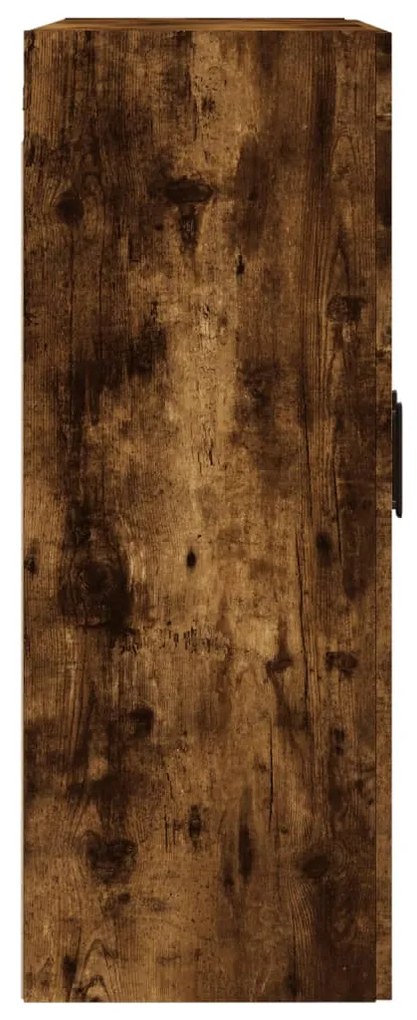 Armário de parede 69,5x34x90 cm deriv. madeira carvalho fumado