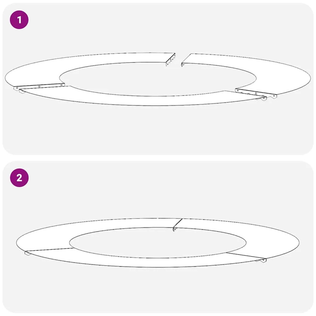 Conjunto de Plantadeiras Plásticas Branco Plástico Grande