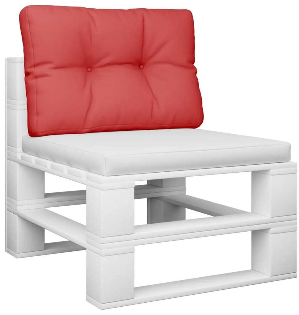 Almofadão para paletes 50x40x12 cm tecido vermelho