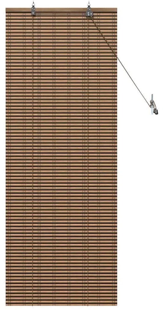 Persianas e Sombras de Janela Castanho 60 x 160 cm Bambu