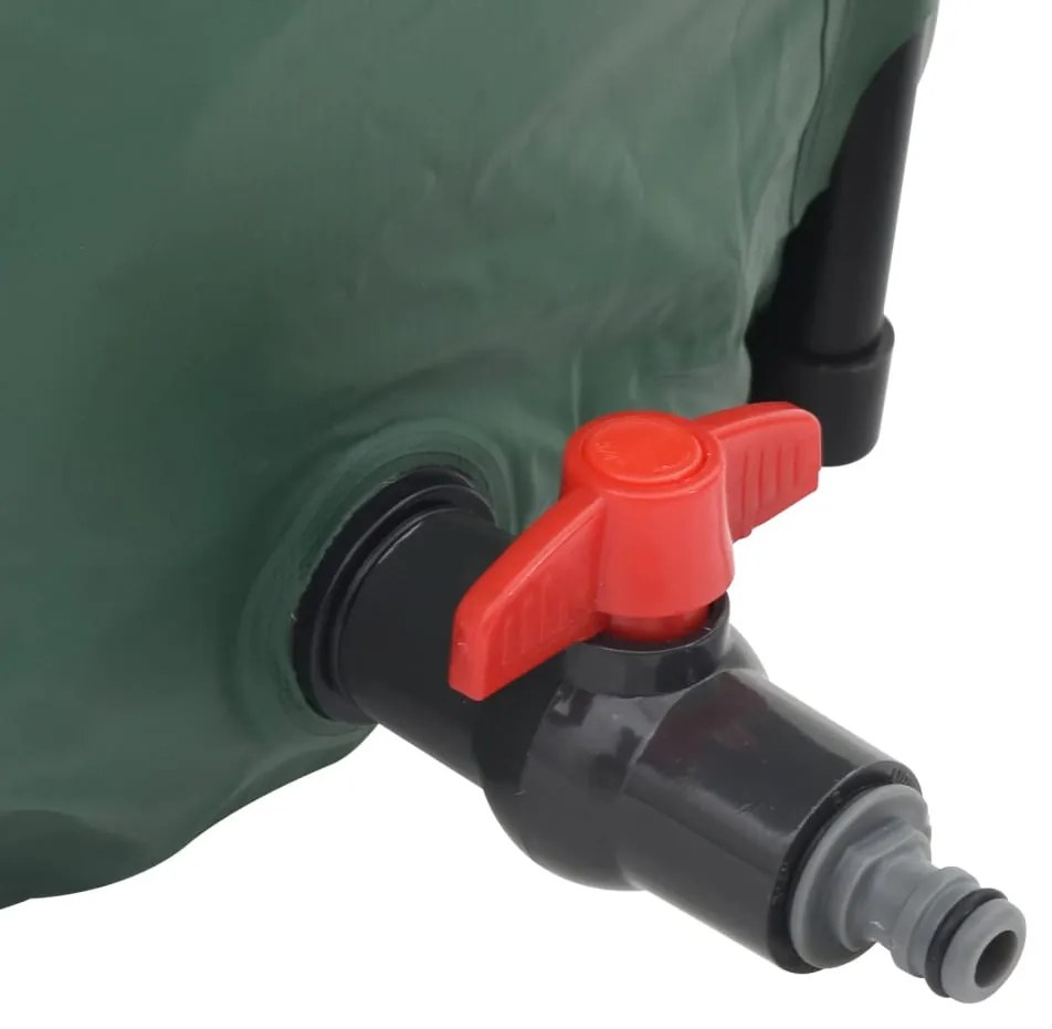 Depósito para água da chuva dobrável com torneira 1250 L