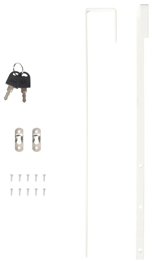 Móvel para joias de parede espelhado com luzes LED branco